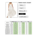 Pleated Spaghetti Strap Women Maxi Casual Dress